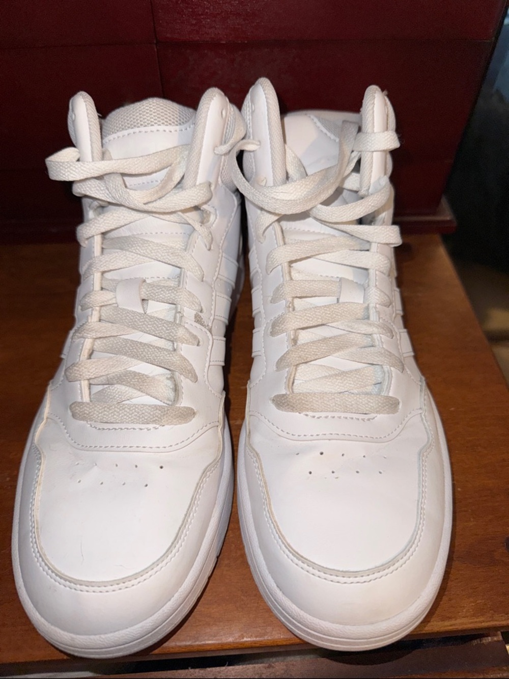adidas Women’s White High-Top Sneakers
